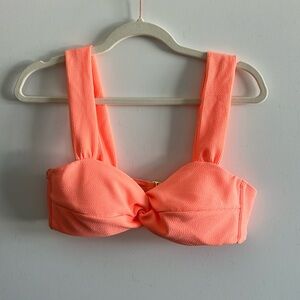 Coral Twist Front Bikini Top